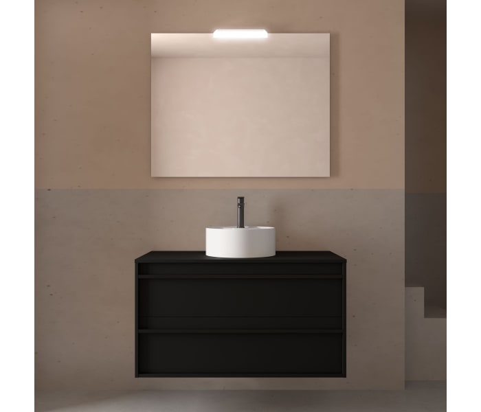 Mueble de baño con encimera de madera Salgar Attila Ambiente 27