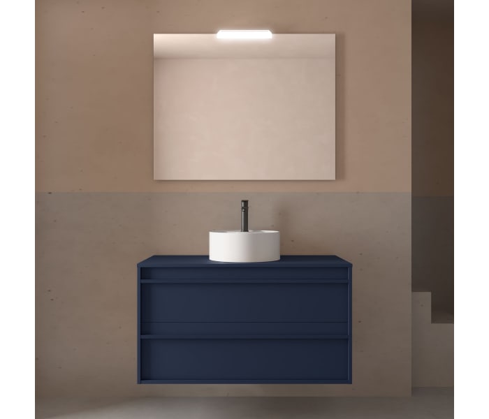 Mueble de baño con encimera de madera Salgar Attila Ambiente 28