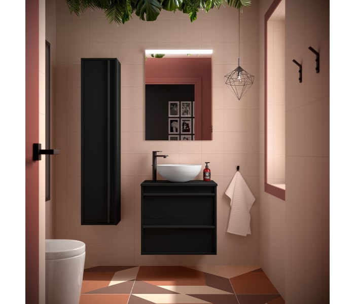 Mueble de baño con encimera de madera Salgar Attila Principal 1