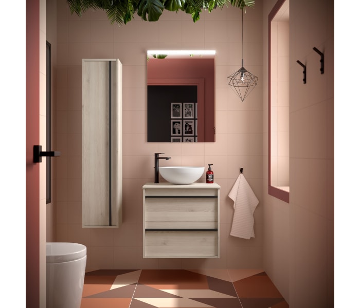 Mueble de baño con encimera de madera Salgar Attila Principal 4