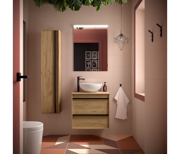 Mueble de baño con encimera de madera Salgar Attila Principal 0