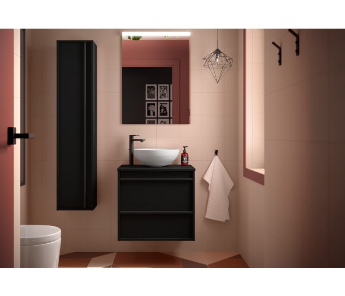 Mueble de baño con encimera de madera Salgar Attila Principal 1