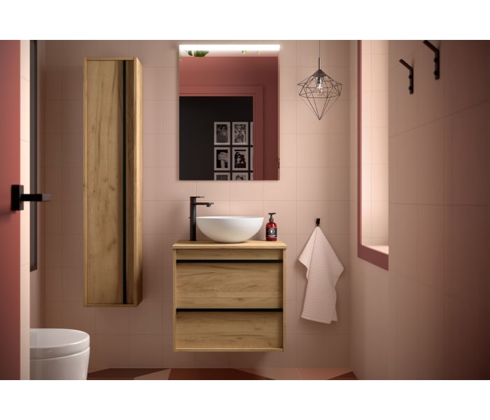 Mueble de baño con encimera de madera Salgar Attila Principal 0