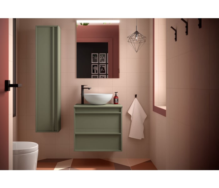 Mueble de baño con encimera de madera Salgar Attila Principal 3