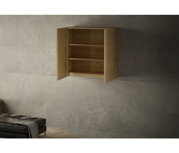 Colgar doble 2 puertas madera maciza Bruntec Alpes Detalle 4