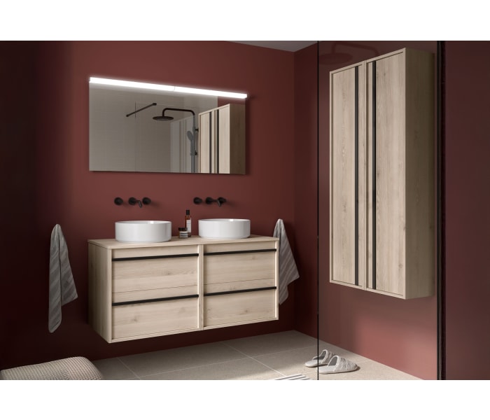 Mueble de baño con encimera de madera Salgar Attila Principal 3