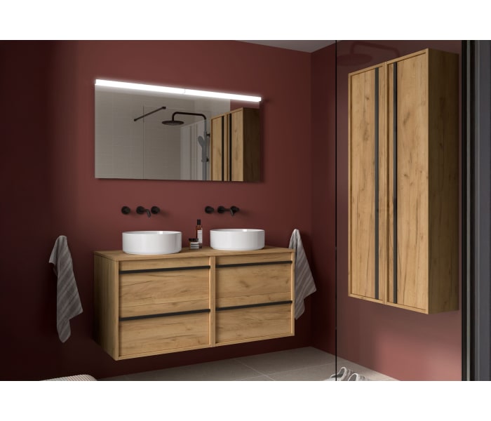 Mueble de baño con encimera de madera Salgar Attila Principal 0