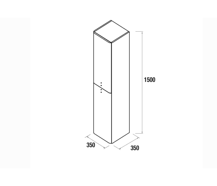 Columna de baño Salgar Uniiq Croquis 18