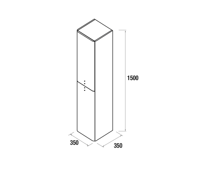 Columna de baño Salgar Uniiq Croquis 22