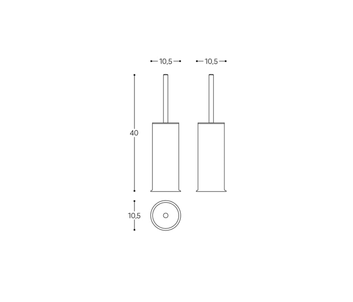 Escobillero de baño de Cosmic Geyser Croquis 5