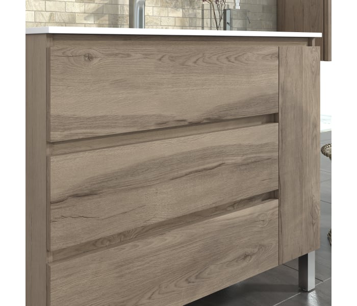 Mueble De Baño A Suelo 3 Cajones 70 Cm Kloe Niágara