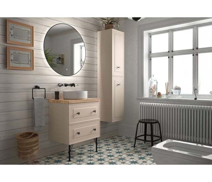 Mueble de baño con encimera de madera Salgar Renoir Principal 0