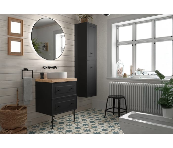 Mueble de baño con encimera de madera Salgar Renoir Principal 5