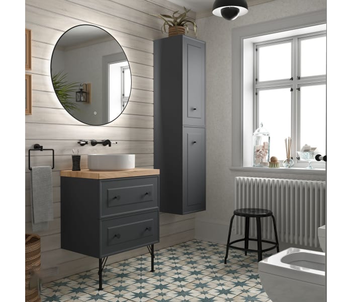 Mueble de baño con encimera de madera Salgar Renoir Principal 4