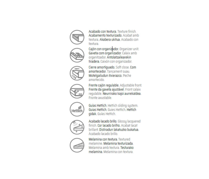 Mueble de baño Coycama Galsaky industrial opción 12