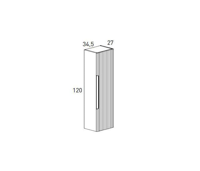 Columna de baño Viso Kyoto Croquis 13