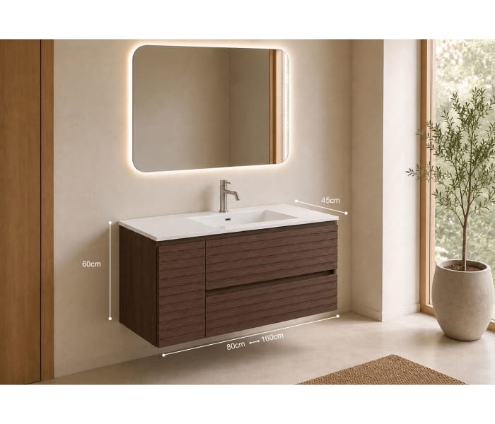 Conjunto Mueble de baño Bruntec Alpes 21 Croquis 8