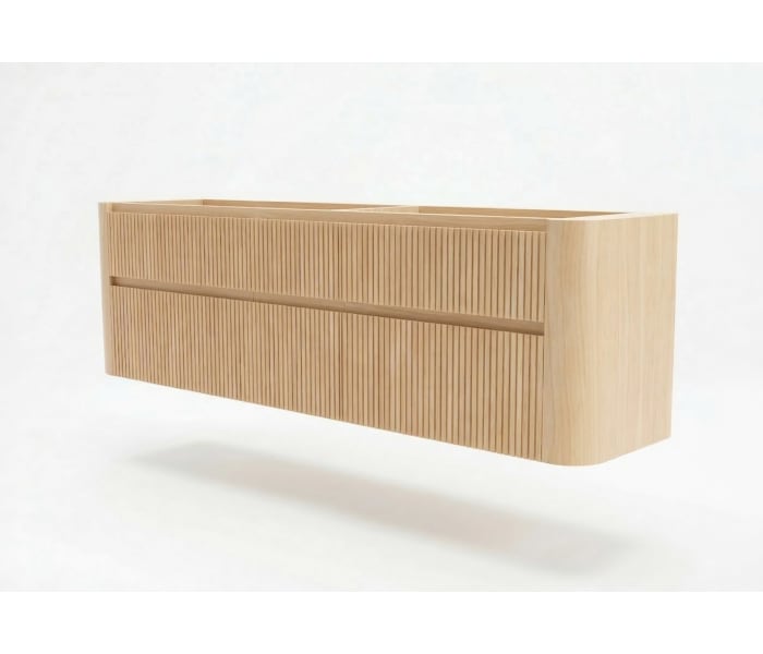 Mueble de baño con encimera de madera Bruntec Duna Principal 3