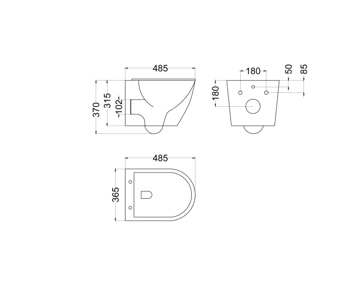 Inodoro Bruntec Lisboa Croquis 6