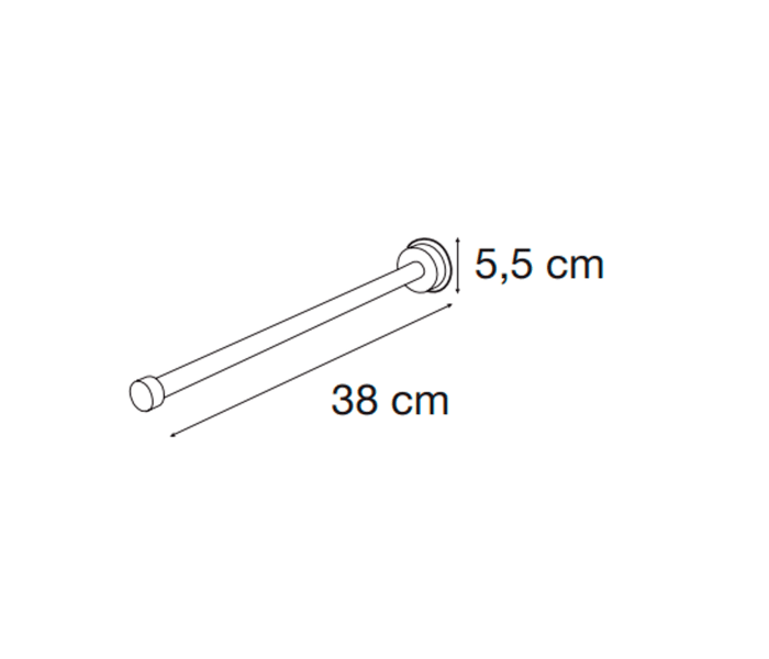 Toallero de baño Mediterranea de baño Arena Croquis 1