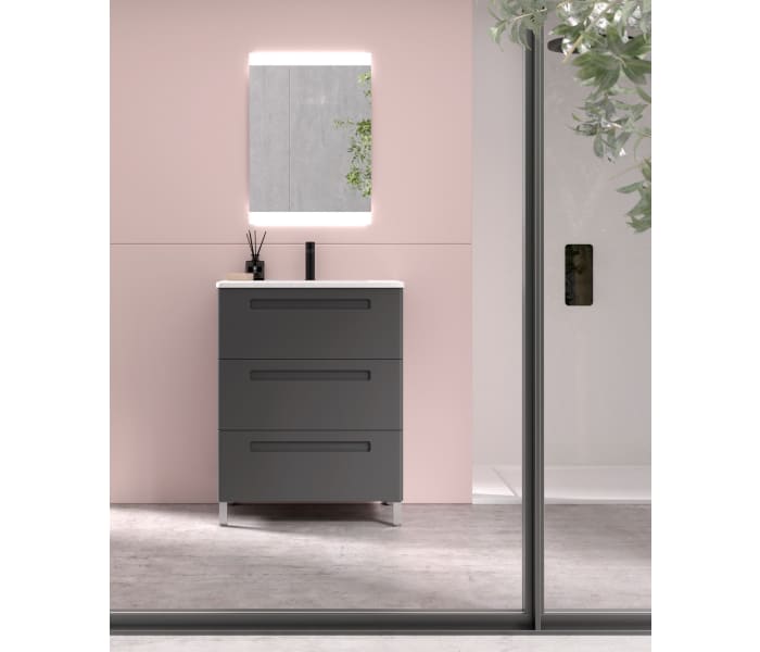 Mueble de baño PARIS para LAVABO Sobre Encimera. De 80 cm