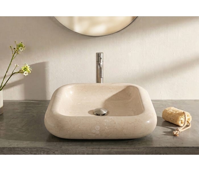 Lavabo de mármol natural Bruntec Dinámo Principal 1