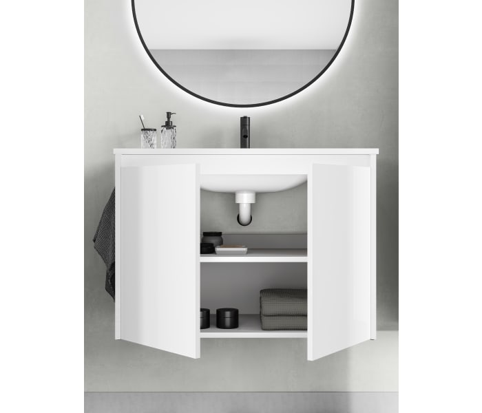 Mueble baño con patas SANSA con lavabo - Royo Group