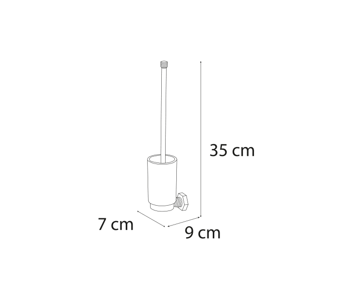 Escobillero de baño Mediterranea de baño Intro Croquis 1