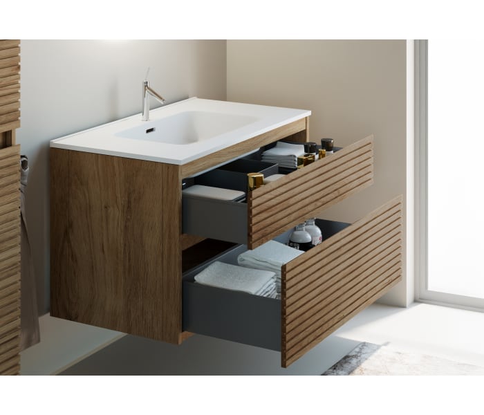 Conjunto de mueble de baño de Palilleria Horizontal Bruntec Alpes 1 Detalle 2