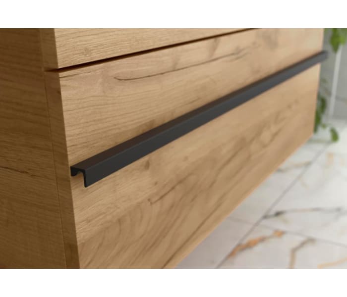 Conjunto mueble de baño con lavabo sobre encimera Salgar Born Detalle 2
