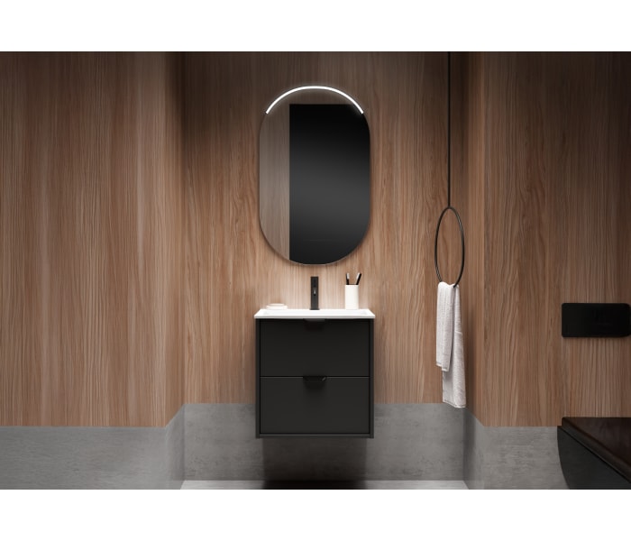 Conjunto mueble de baño fondo reducido 35.5 cm Midi Visobath Principal 11