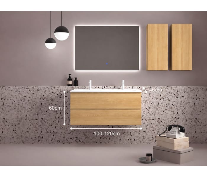 Conjunto Mueble de baño Avila dos Carmen Croquis 21