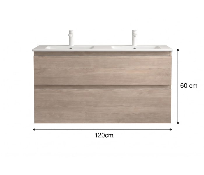 Conjunto Mueble de baño Avila dos Carmen Croquis 6