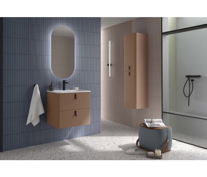 Conjunto mueble de baño con lavabo de ceramica Salgar Uniiq Principal 2