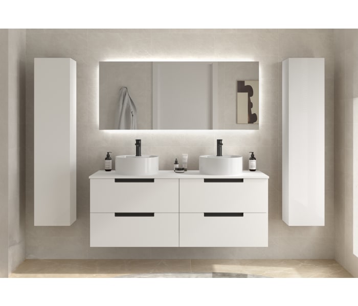 Conjunto mueble de baño Salgar Leni con lavabo sobre encimera Principal 4