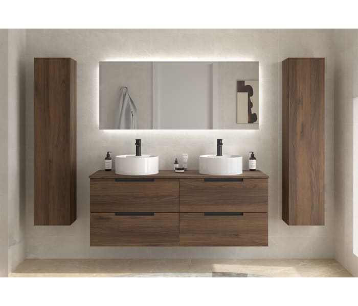 Conjunto mueble de baño Salgar Leni con lavabo sobre encimera Principal 0