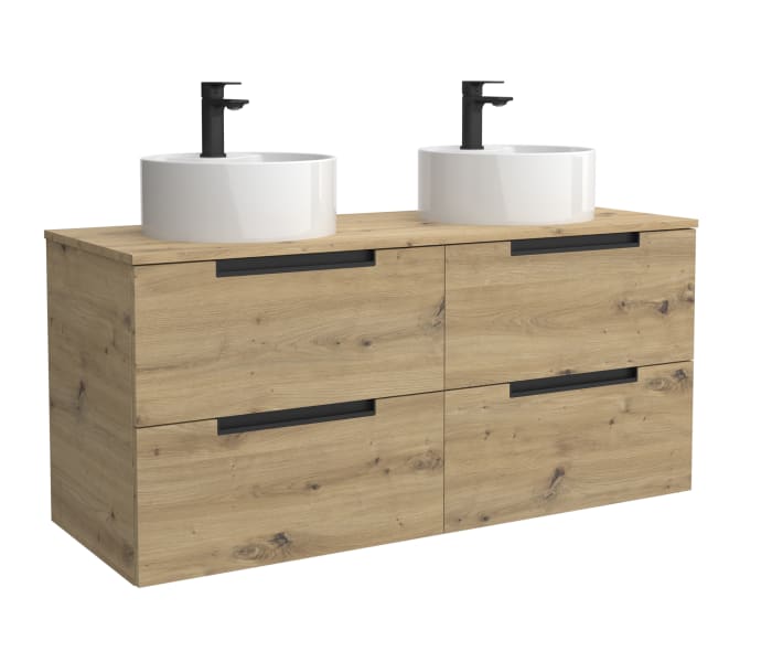 Conjunto mueble de baño Salgar Leni con lavabo sobre encimera Principal 3
