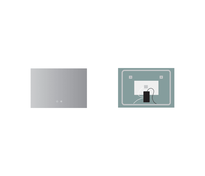 Espejo de baño con luz LED Ledimex Italia Croquis 10