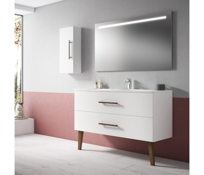 Conjunto mueble de baño Bruntec Boston 2 cajones