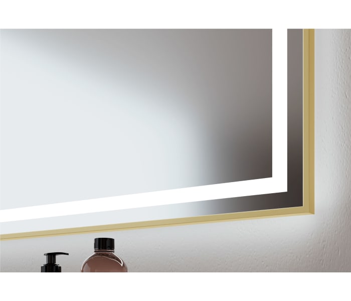 Espejo de baño con luz LED Bruntec Runa Detalle 1