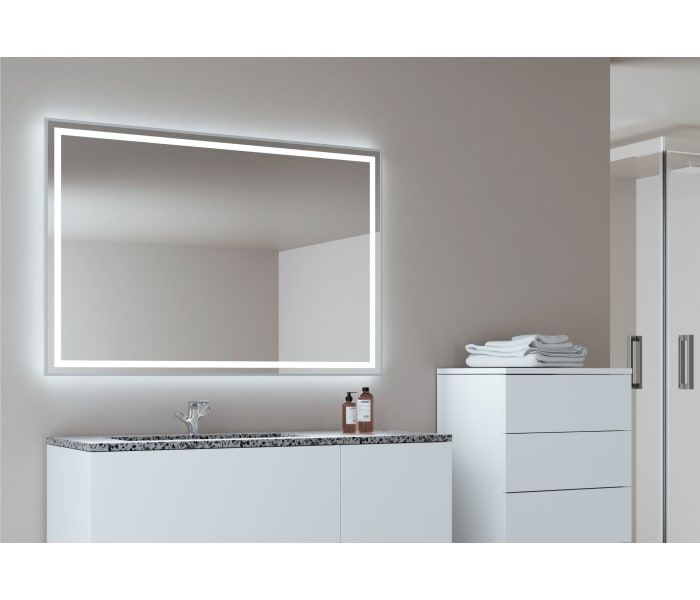 Espejo de baño con luz LED Bruntec Runa Ambiente 2