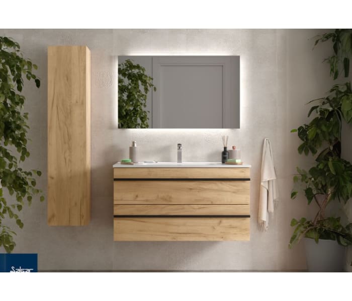Conjunto mueble de baño Salgar Born Ambiente 10