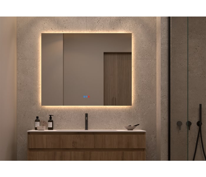 Espejo de baño con luz LED Bruntec Dune Ambiente 7