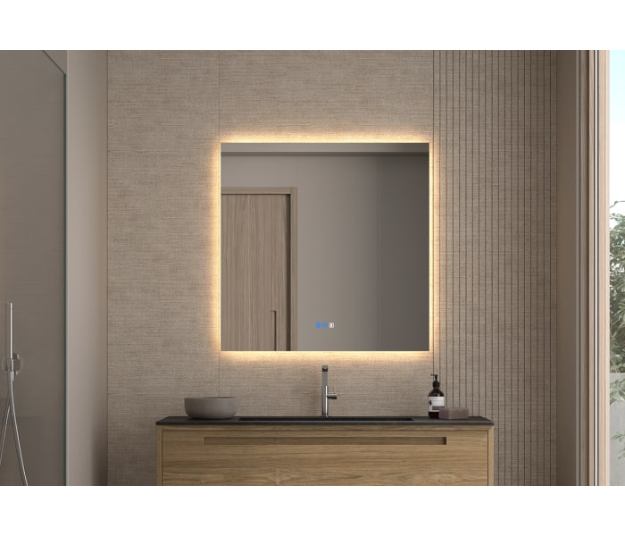 Espejo de baño con luz LED Bruntec Dune Principal 2