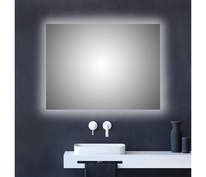 Espejo de baño con luz LED Bruntec Dune Principal 1