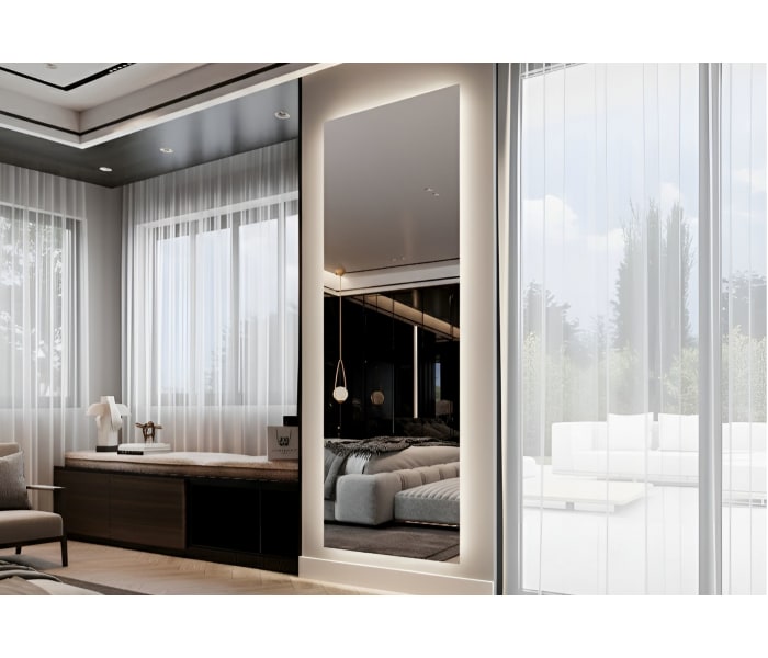 Espejo de baño con luz LED Bruntec Dune Principal 3