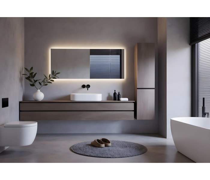 Espejo de baño con luz LED Bruntec Dune Ambiente 7