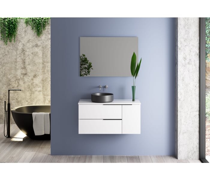 Mueble de baño con encimera de Solid Surface Bruntec Coban Principal 1