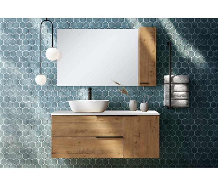 Mueble de baño con encimera de Solid Surface Bruntec Coban Principal 0