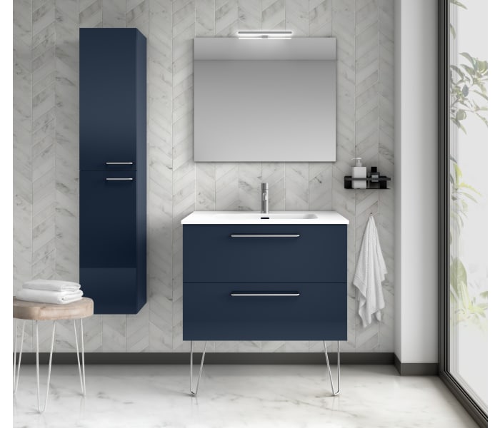 Mueble de Baño NISY 60 2C  Muebles de baño, Muebles baño moderno,  Remodelación de baños